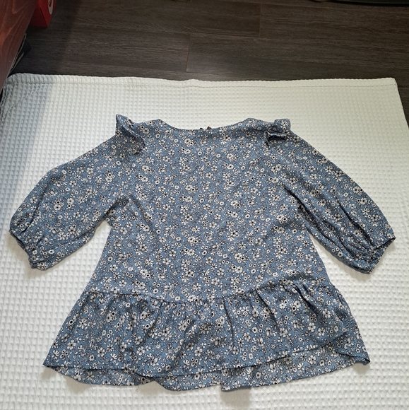 W5 Blue Floral Blouse - Picture 6 of 6